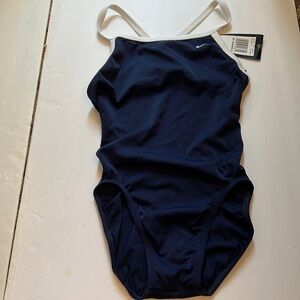 Nike Polyester Lycra spandex blend One Piece swimsuit Size 6 NWT U Back
